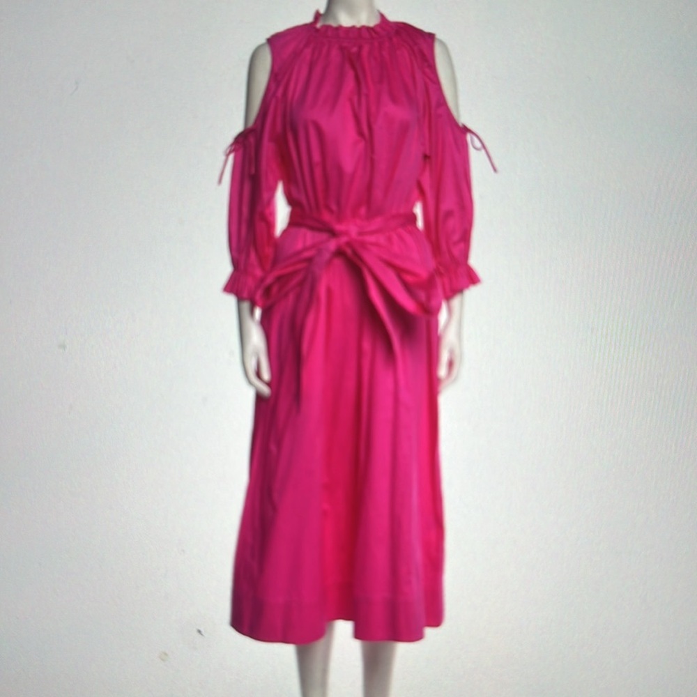 Cynthia Rowley Mock Neck Long dress w tags - Picture 7 of 7